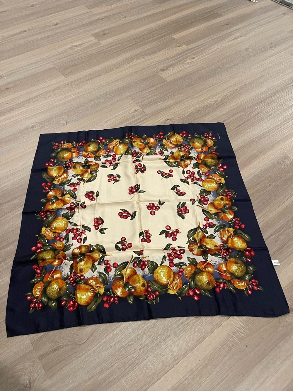 Vintage ECHO silk 100% scarf